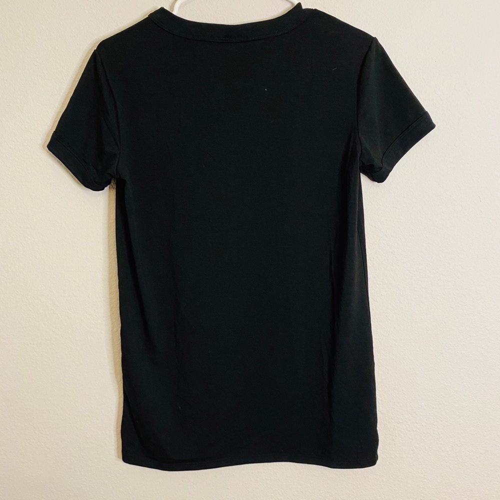 💜Graphic T-shirt- Black w/ Pink Sign Language M - Picture 6 of 6